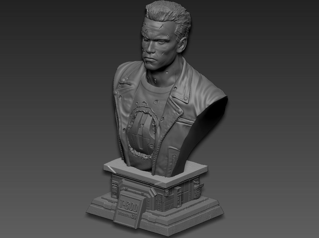 Terminator 2 t-800 3D print model_18