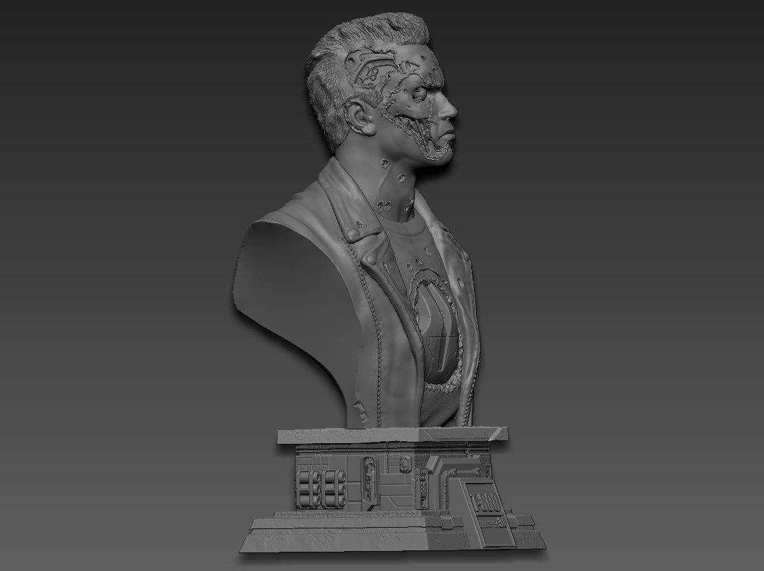 Terminator 2 t-800 3D print model_14