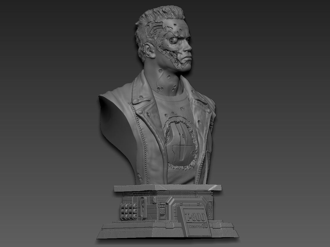 Terminator 2 t-800 3D print model_15