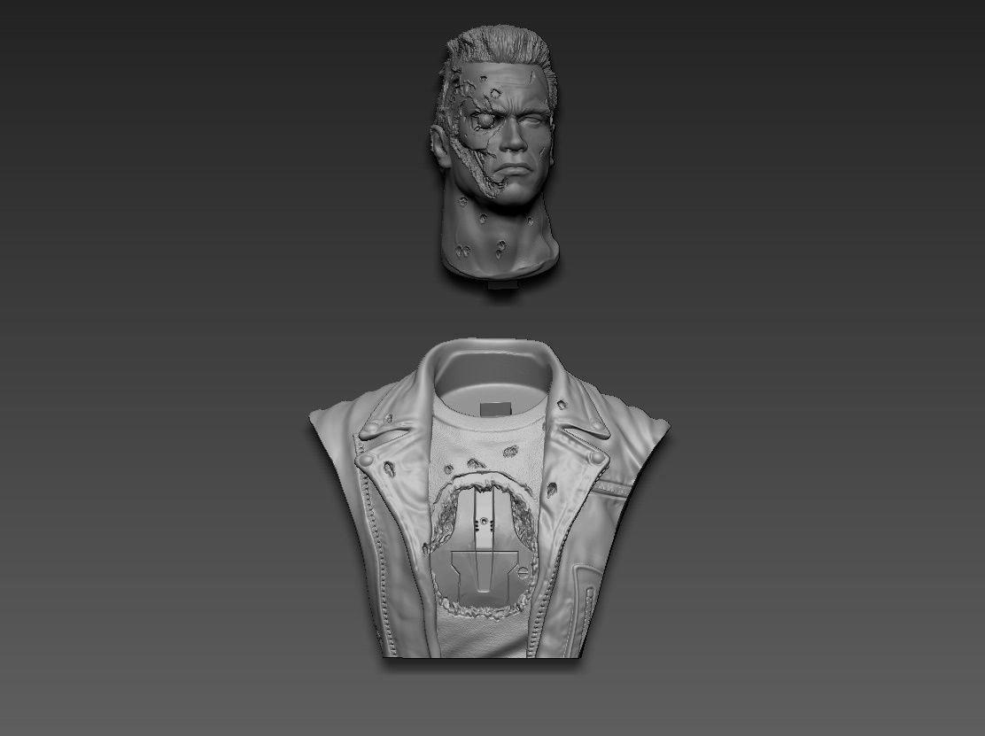 Terminator 2 t-800 3D print model_23