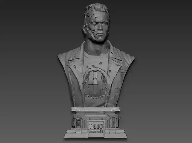Terminator 2 t-800 3D print model