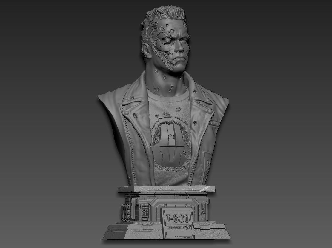 Terminator 2 t-800 3D print model_16