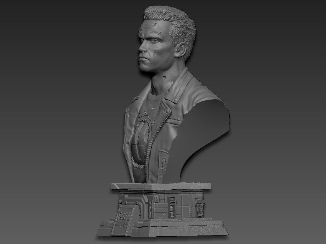 Terminator 2 t-800 3D print model_3