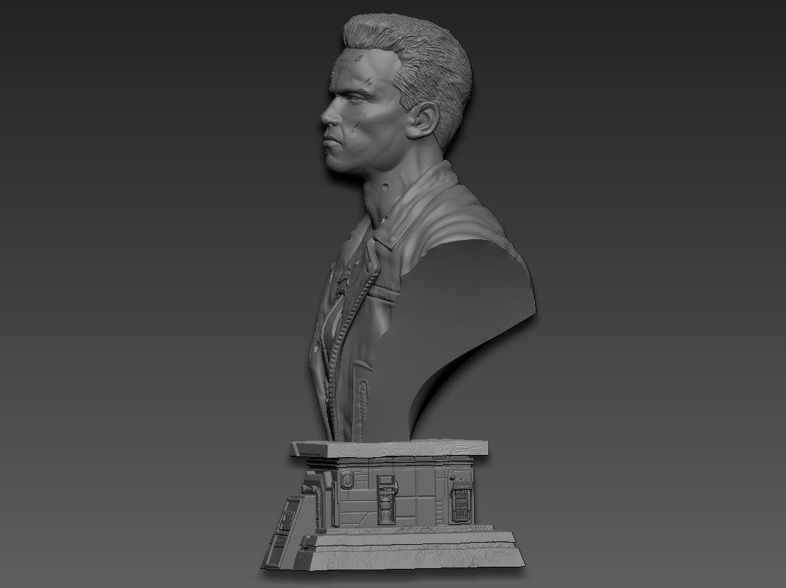 Terminator 2 t-800 3D print model_4