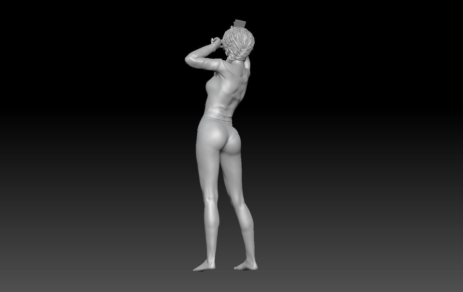 TINDER POSES GIRL 4 3D print model_3