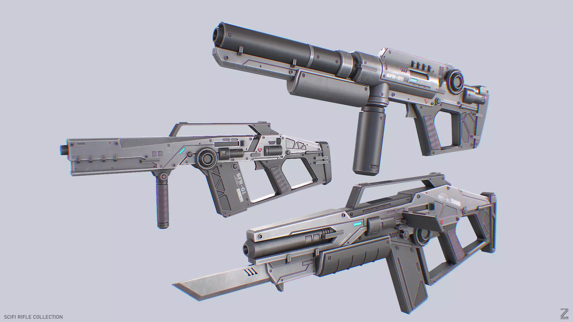 Scifi rifle collection _0