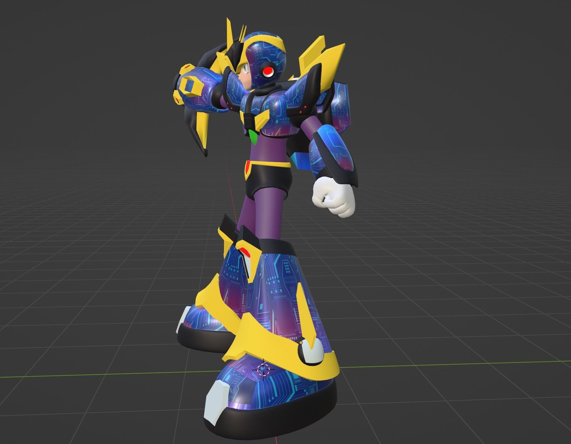 Megaman Ultimate Armor - Mega Man X4 3D model_5