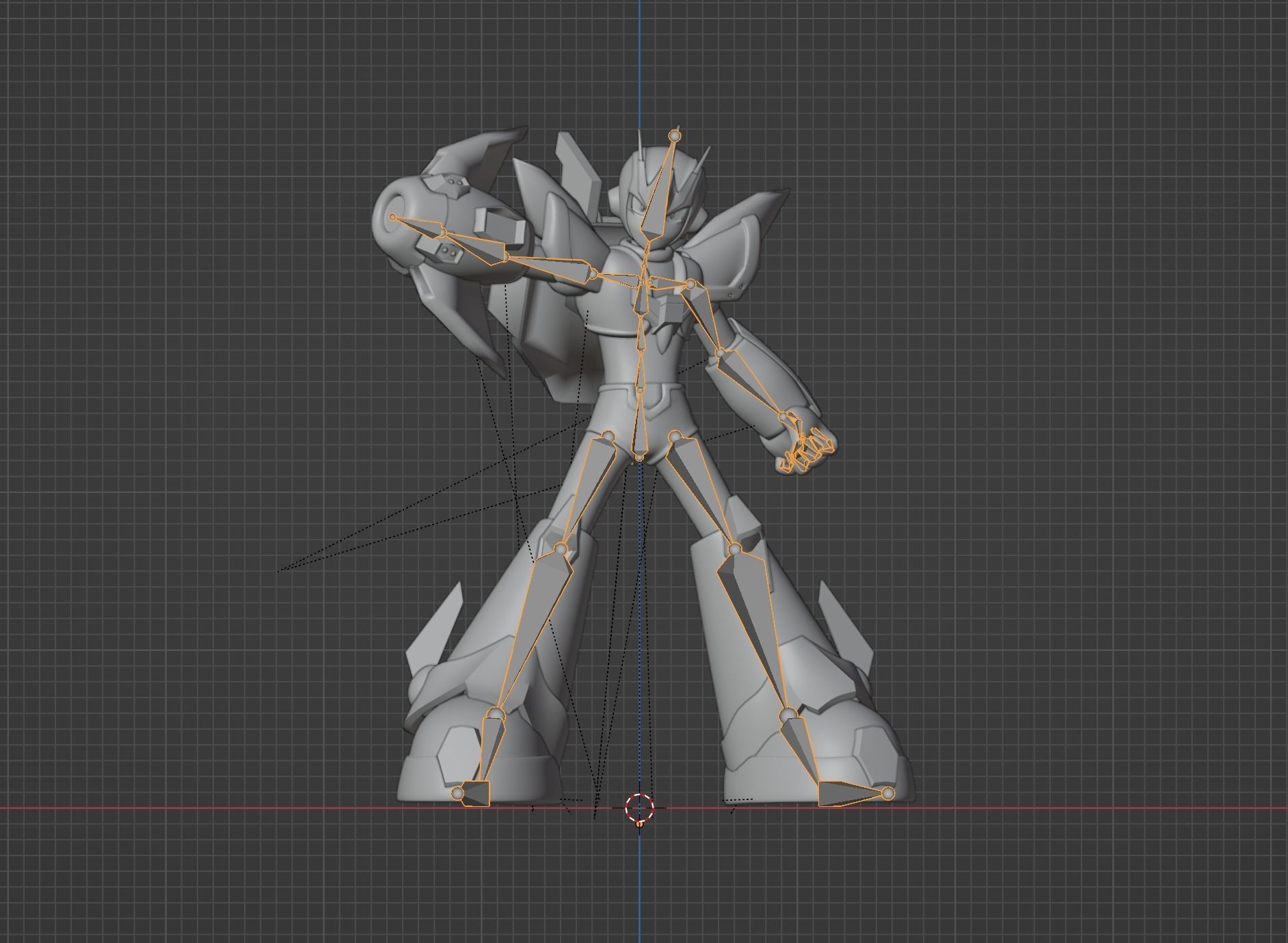Megaman Ultimate Armor - Mega Man X4 3D model_14
