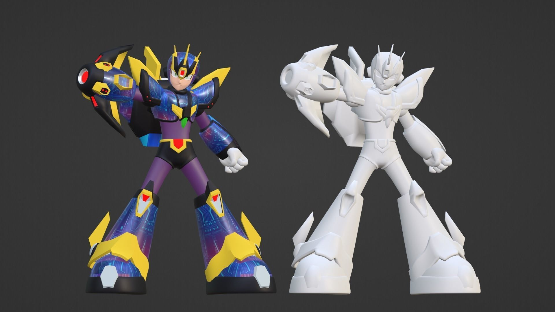 Megaman Ultimate Armor - Mega Man X4 3D model_17