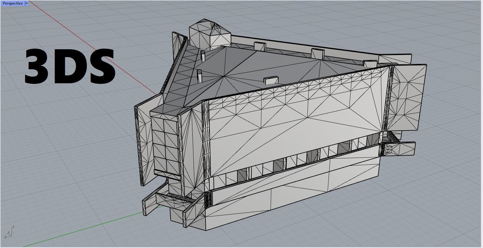 Yerevan Chess House Low-poly 3D model_5