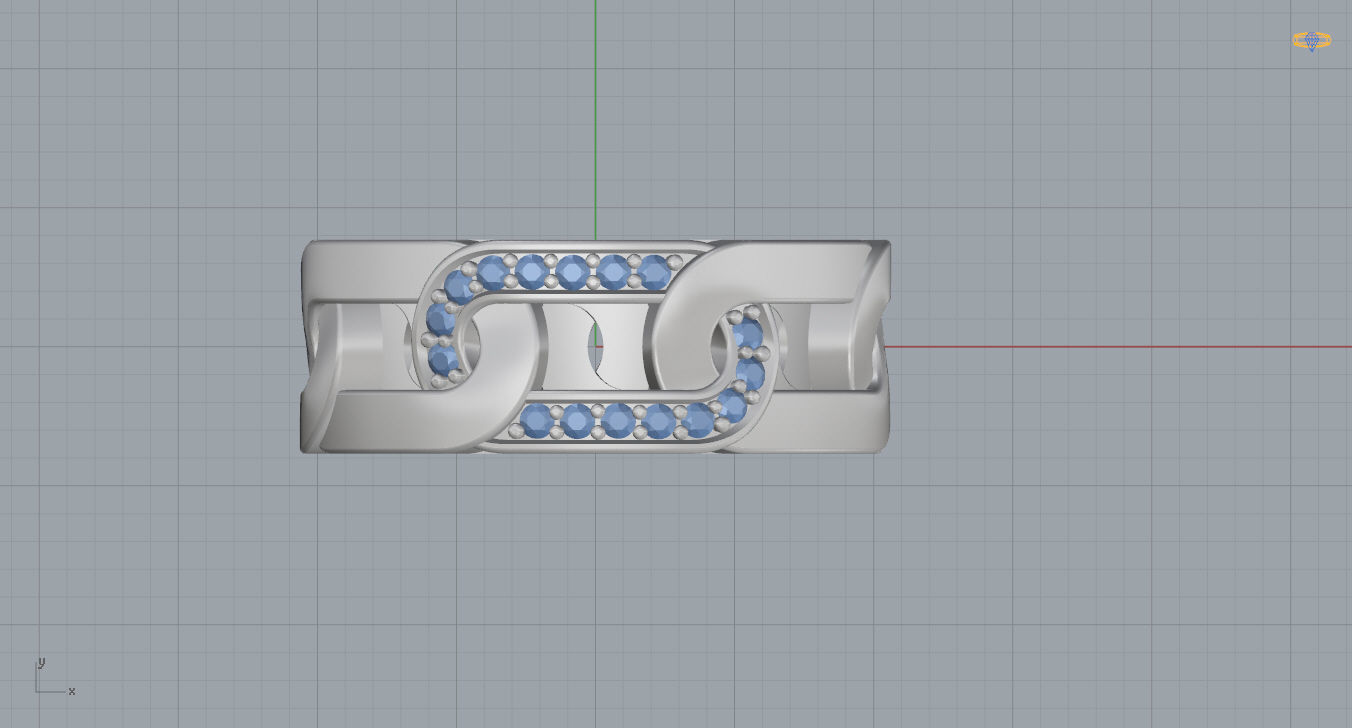 Wedding Band  3D print model_6