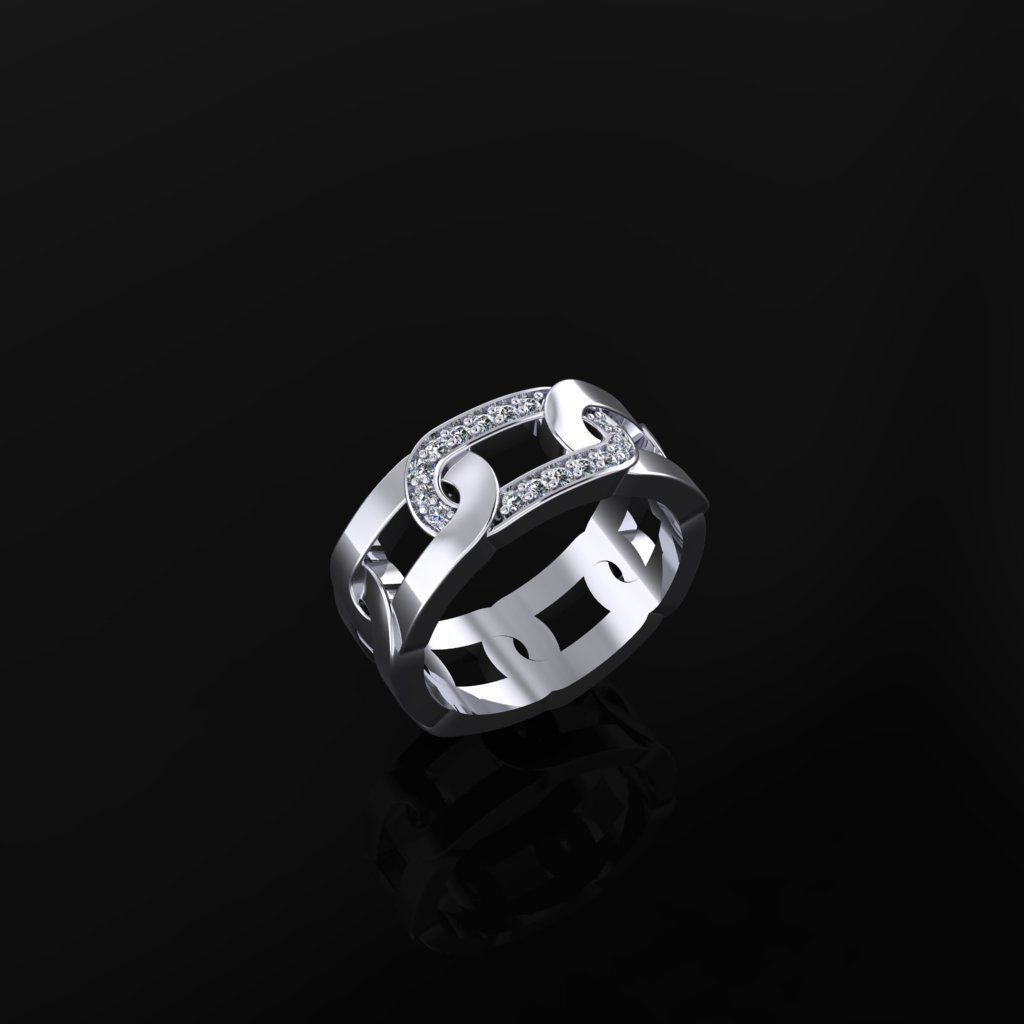 Wedding Band  3D print model_1