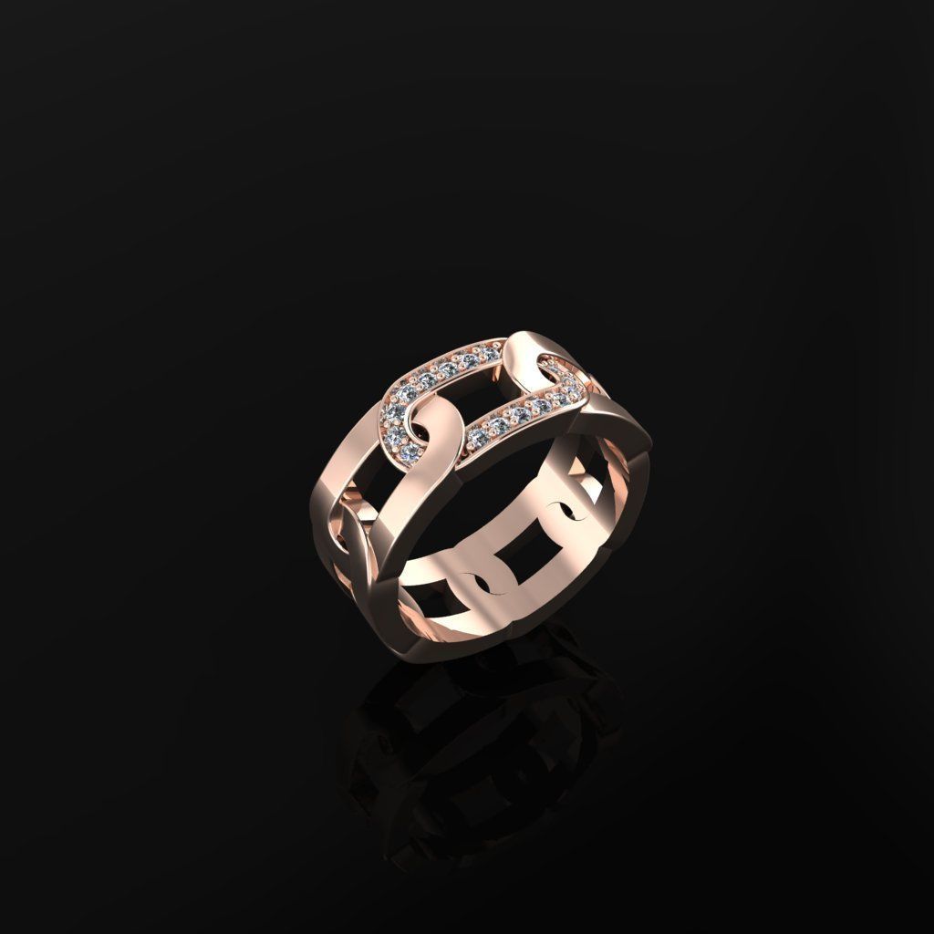 Wedding Band  3D print model_2