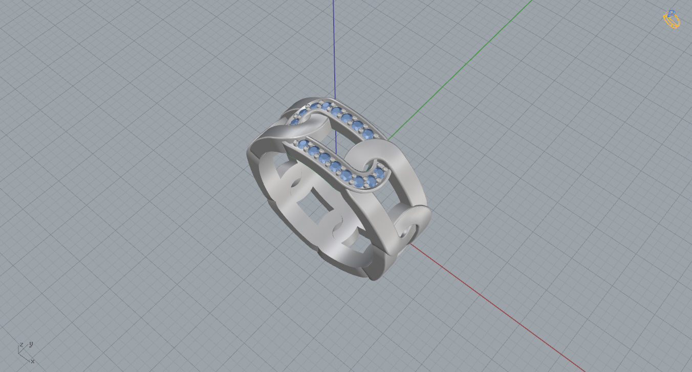 Wedding Band  3D print model_10