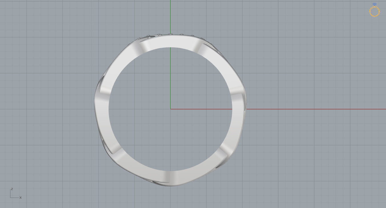Wedding Band  3D print model_7