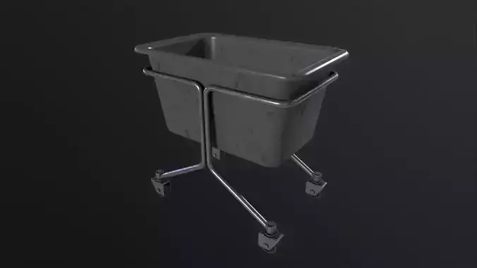 Laundry Cart 3D Model