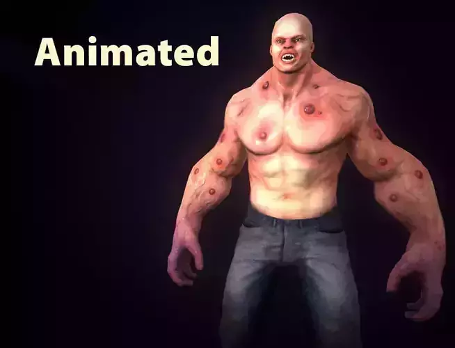 Character Mutant Low-poly 3D model