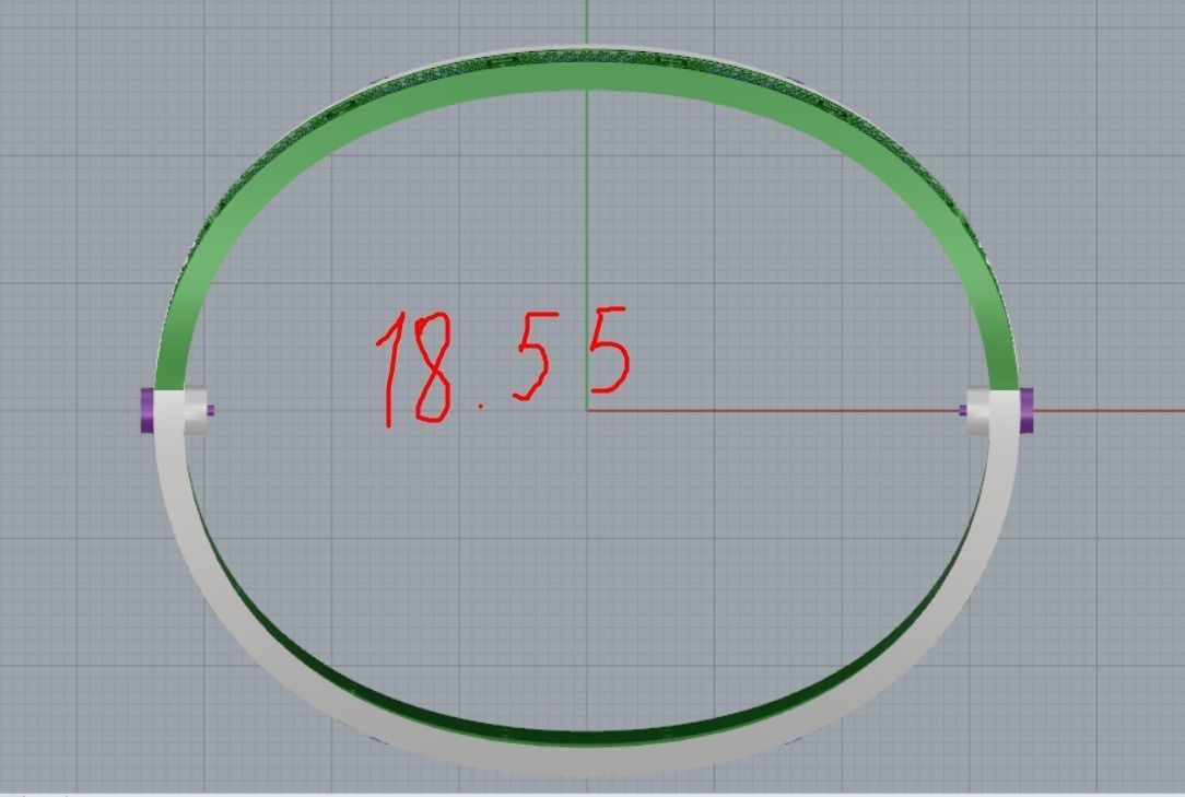 bracelet bolt 3D print model_6