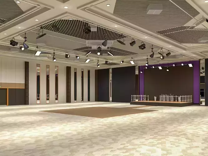Wedding Hall 3D model