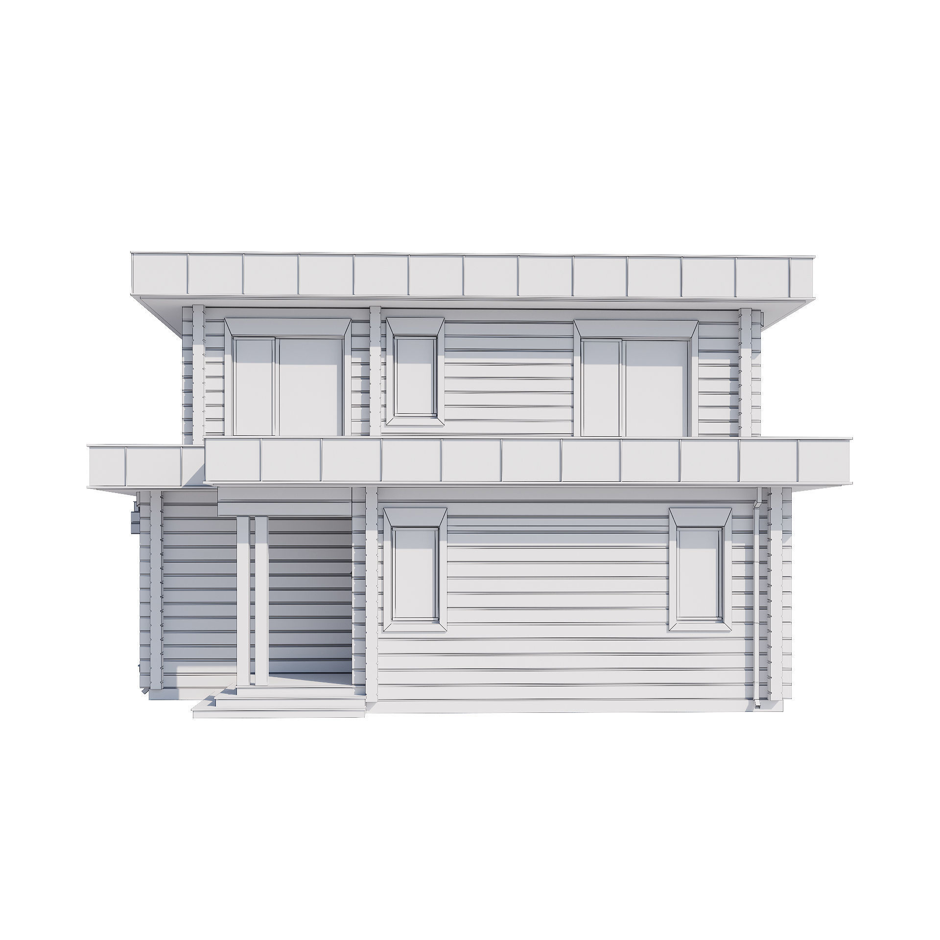 Modern house v61 3D model_21
