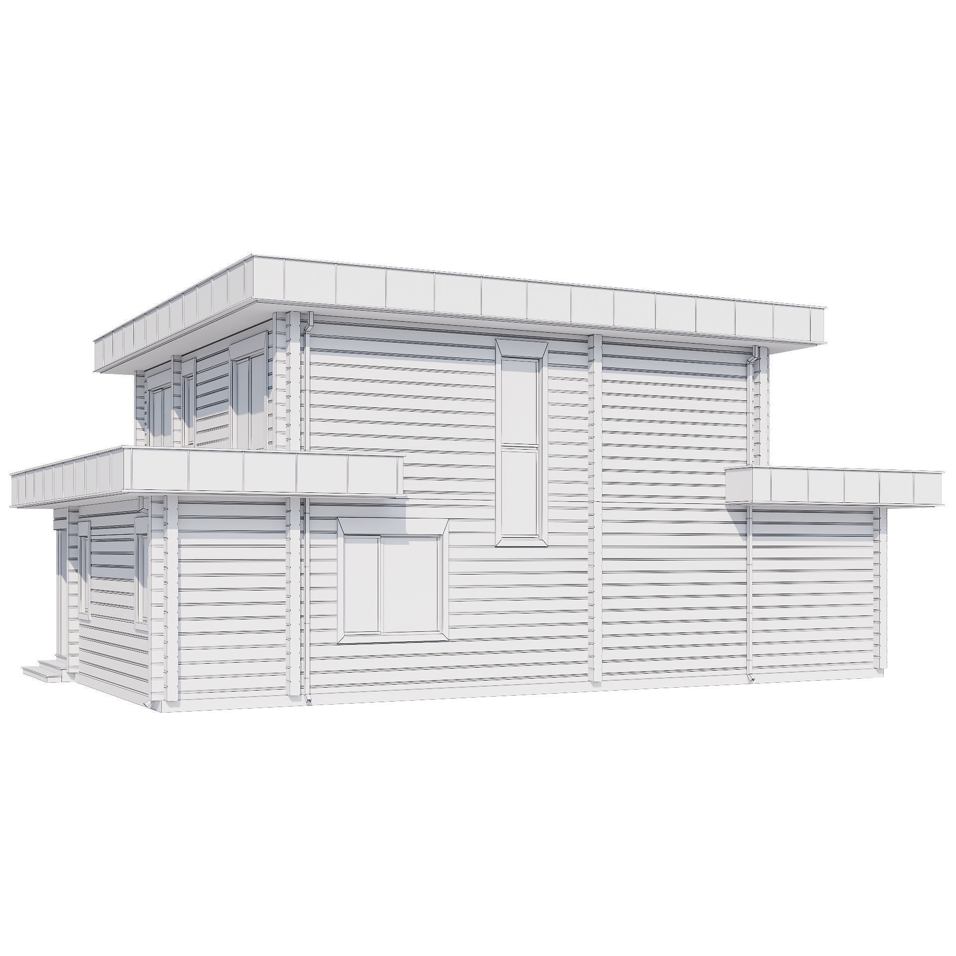 Modern house v61 3D model_17