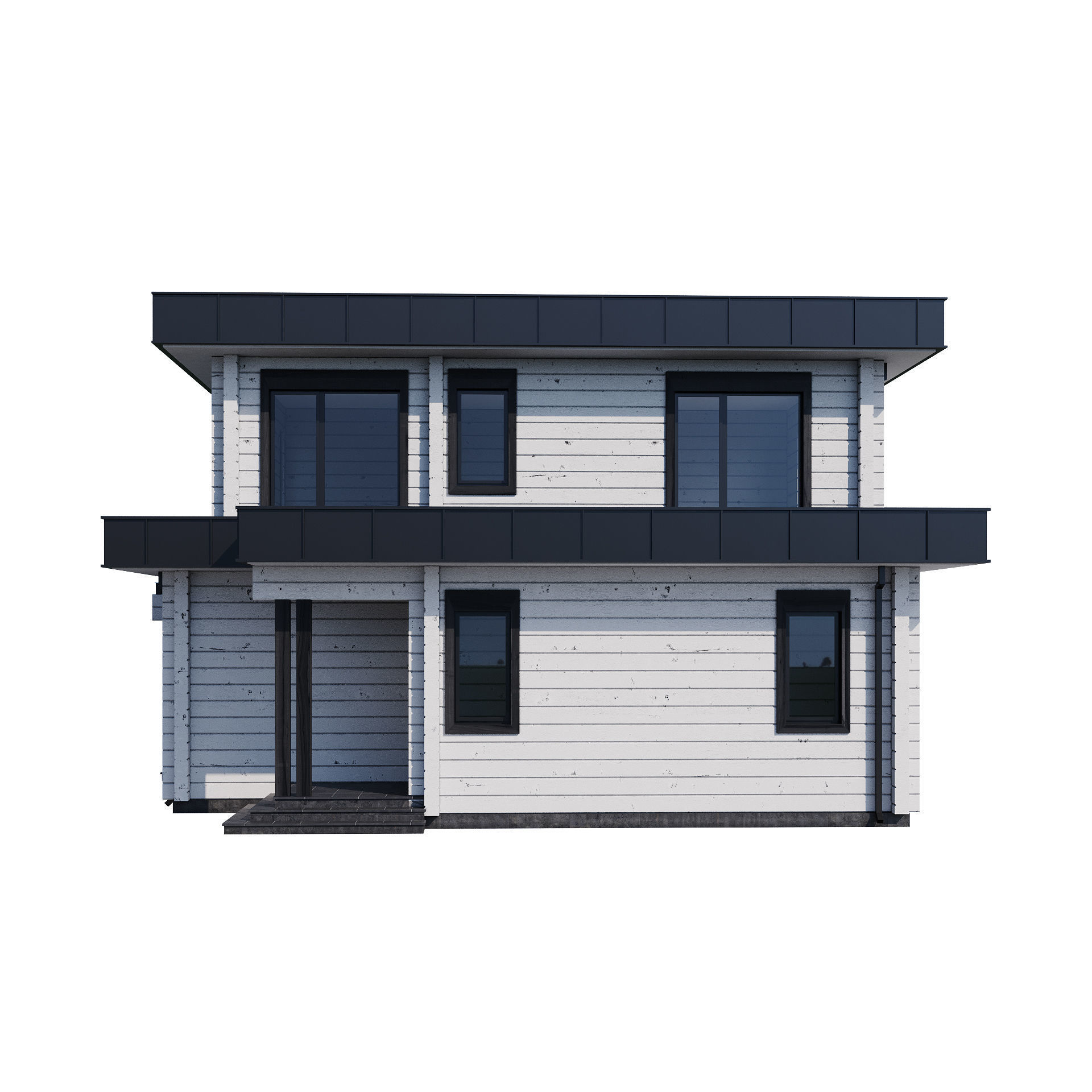 Modern house v61 3D model_12