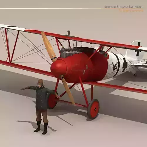 albatros D Va jasta 18 3D model