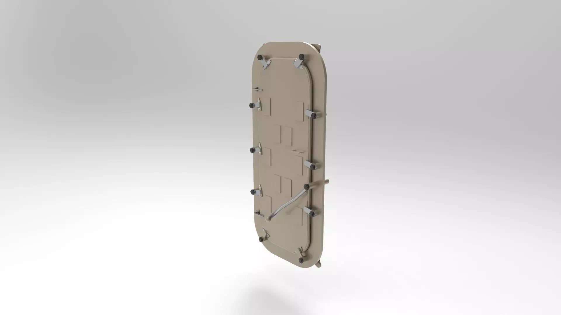 Watertight doors on ships 3D print model_0