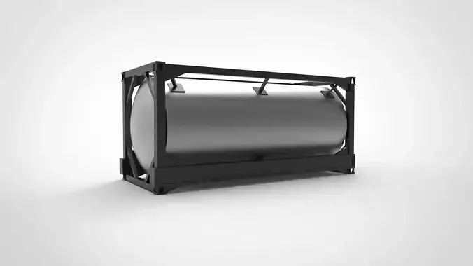 Tank Container Ship 3D print model