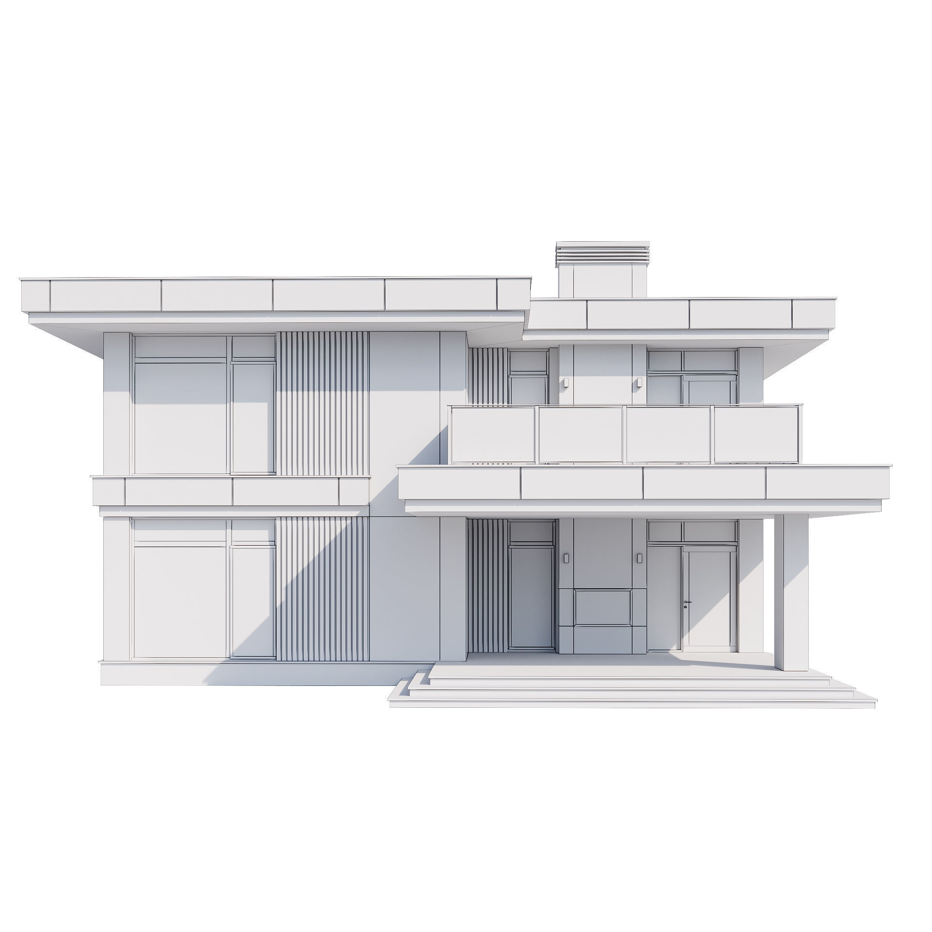 Modern house v67 3D model_21