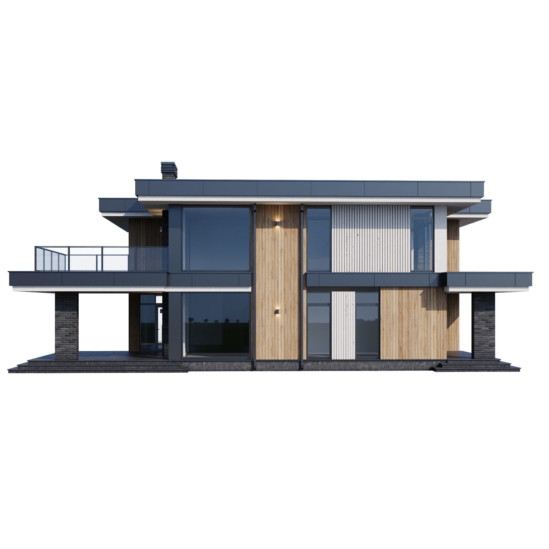 Modern house v67 3D model_13