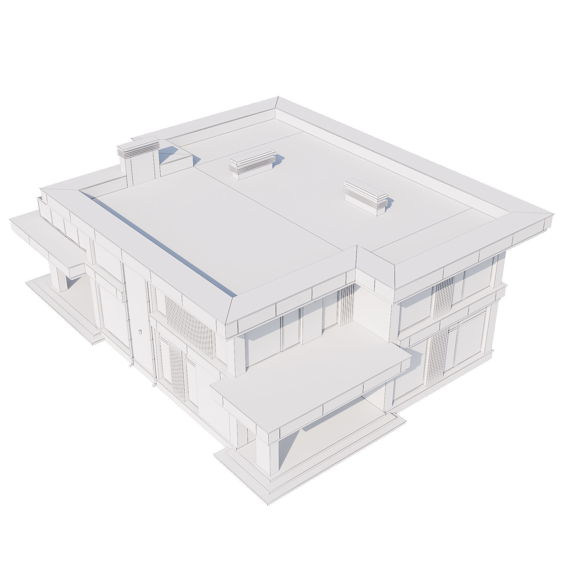 Modern house v67 3D model_23