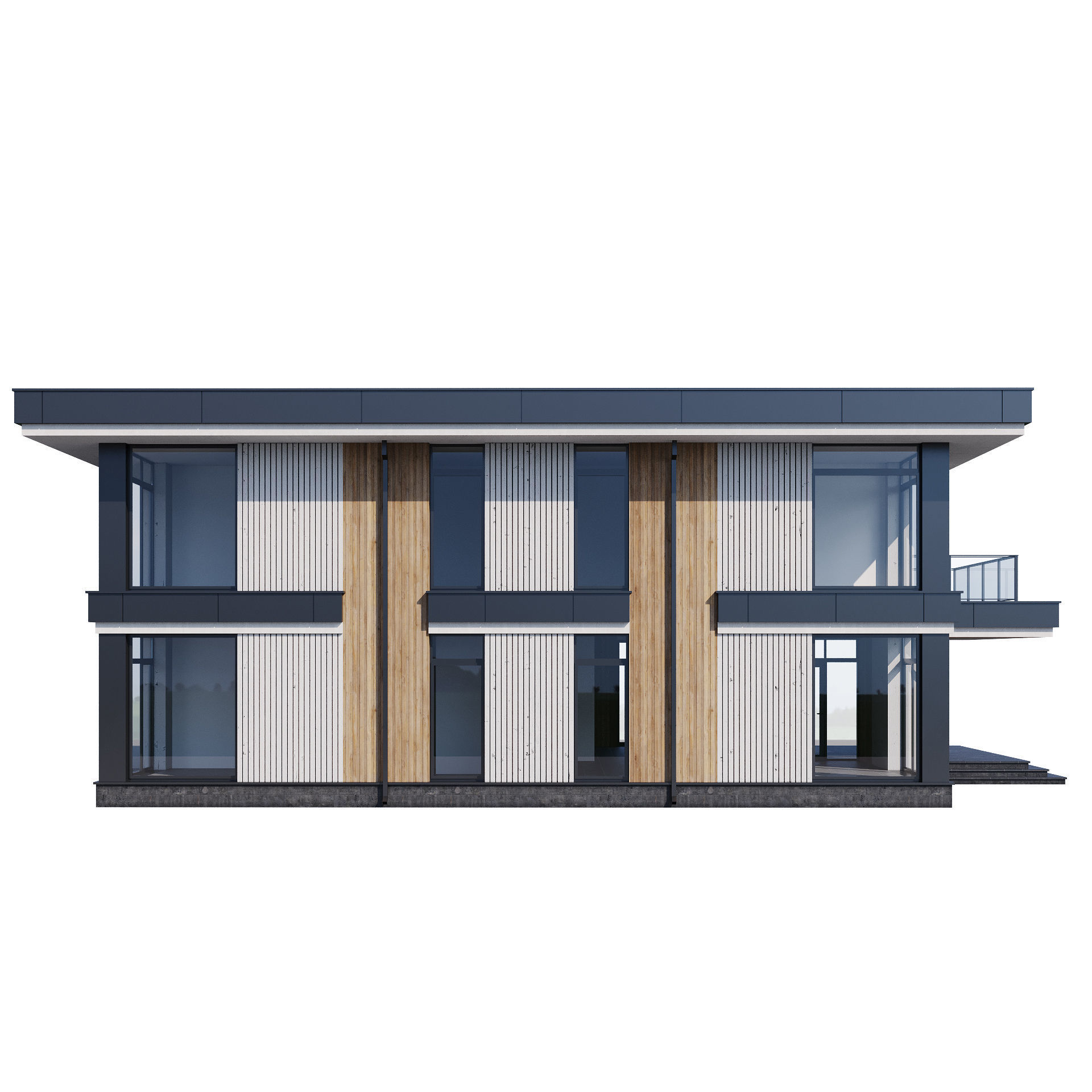 Modern house v67 3D model_11