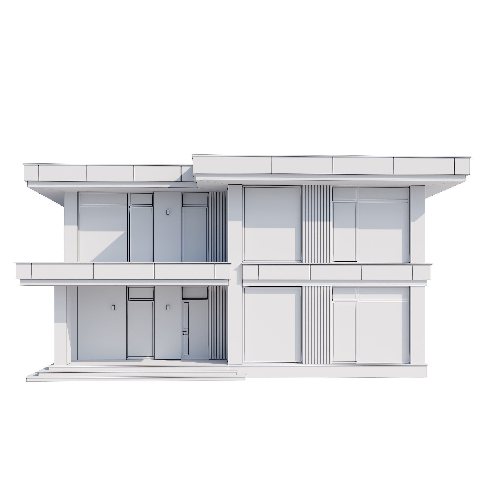 Modern house v67 3D model_19