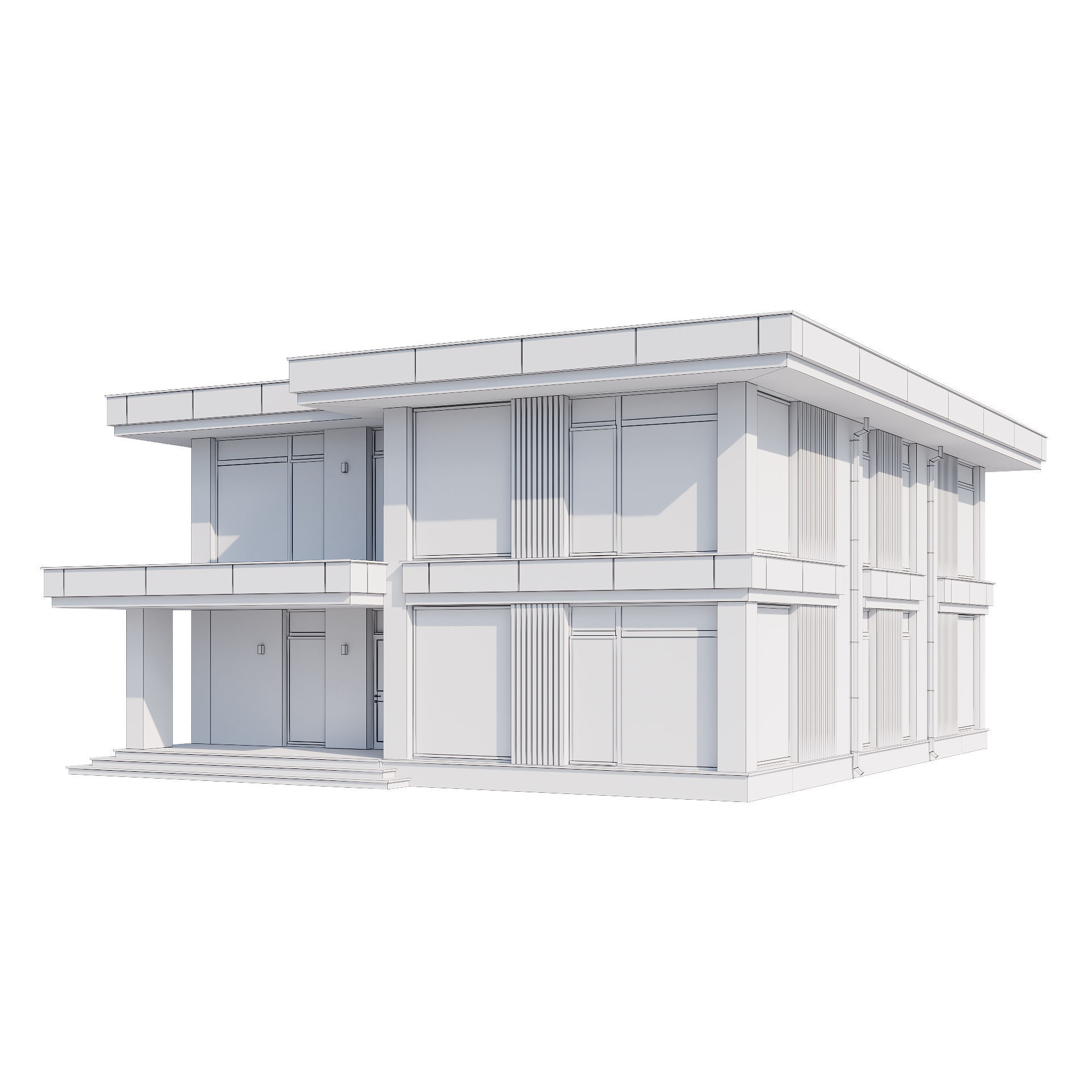 Modern house v67 3D model_18