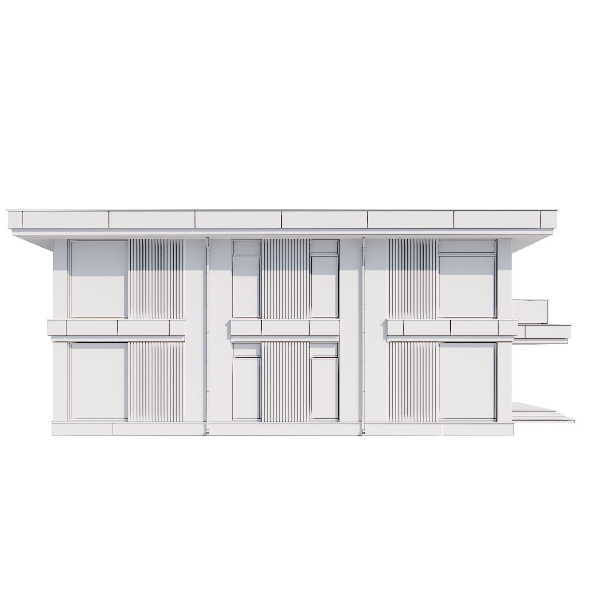 Modern house v67 3D model_20