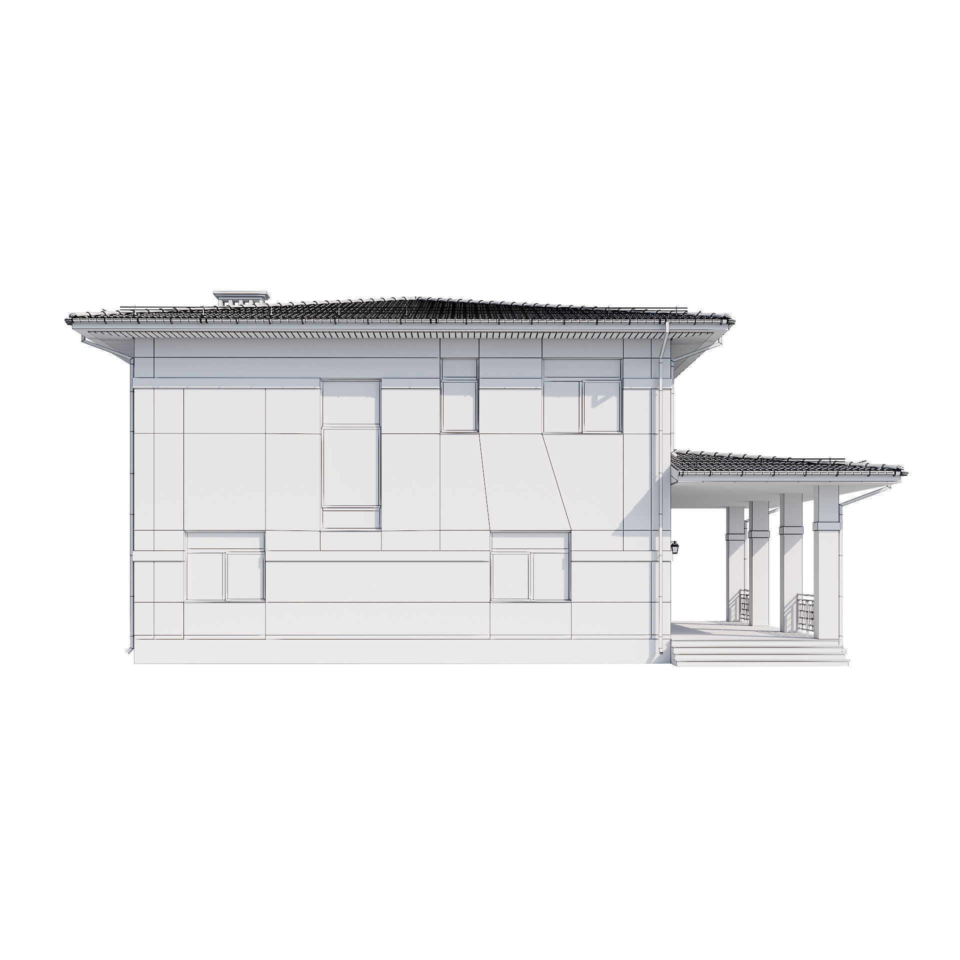 Modern house v68 3D model_21
