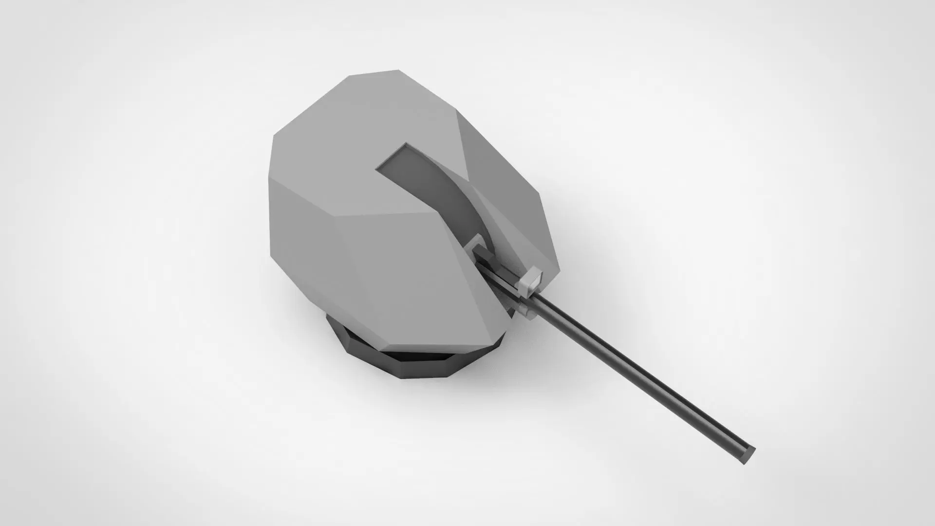 NAVAL GUN SHIP MK 3D print model_0