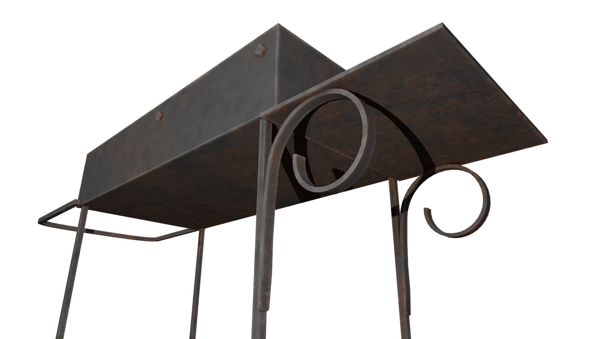 grill Low-poly 3D model_8