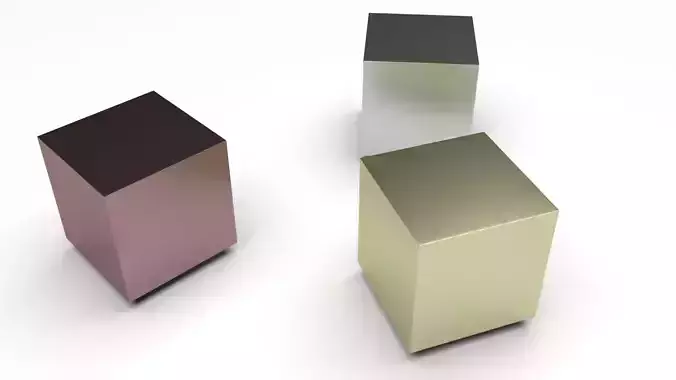3D Print Ready Metal Cubes