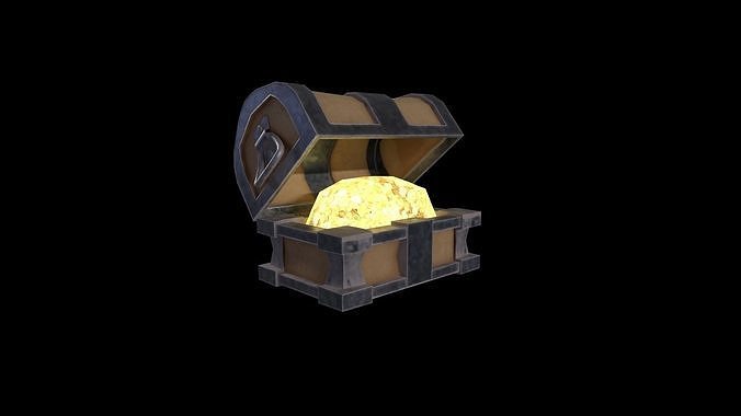 3D model Chest Game Ready Low Poly 3D Model VR / AR / low-poly | CGTrader