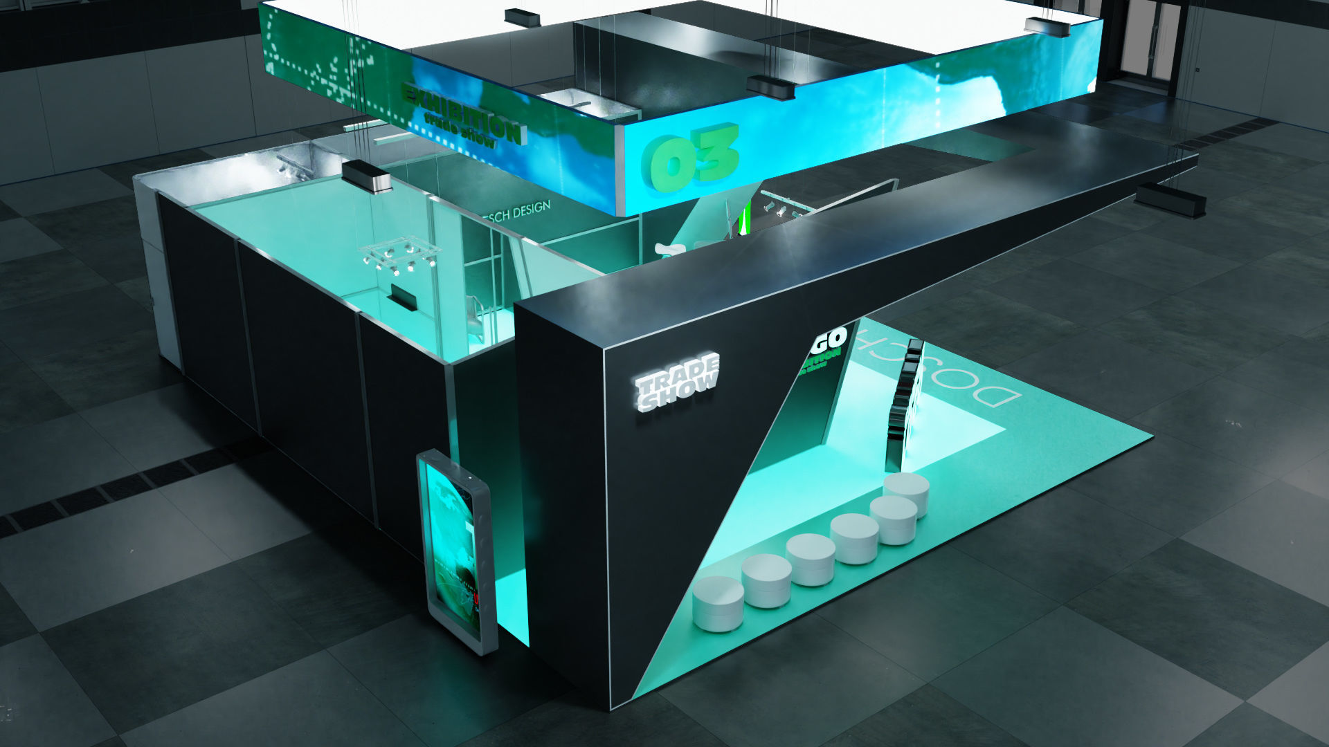 DOSCH 3D - Trade Show Exhibition V2 3D model_16