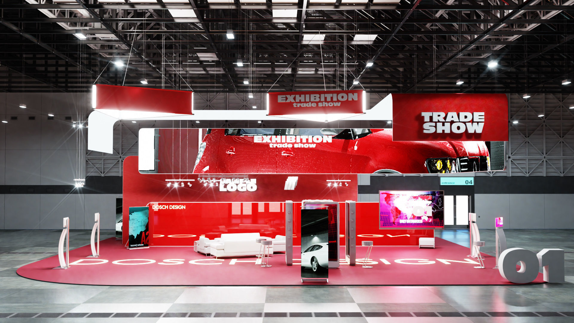 DOSCH 3D - Trade Show Exhibition V2 3D model_50