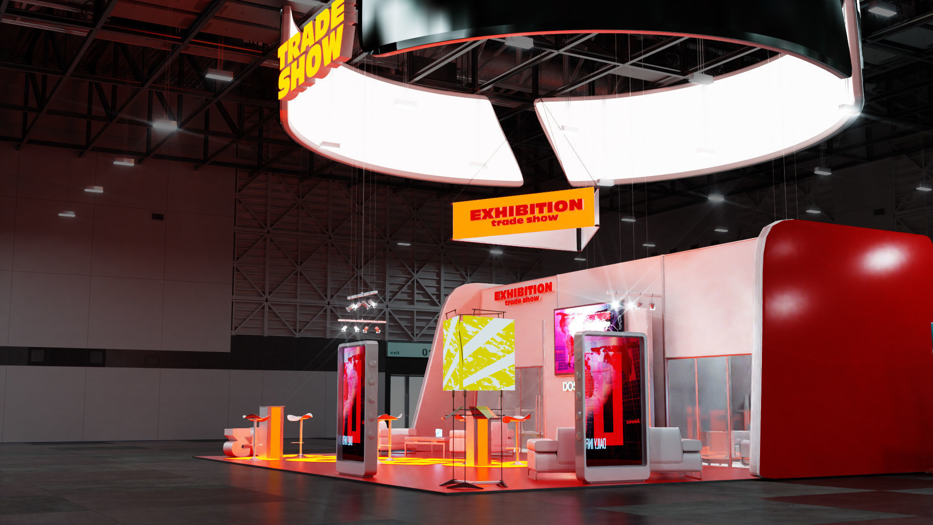 DOSCH 3D - Trade Show Exhibition V2 3D model_30