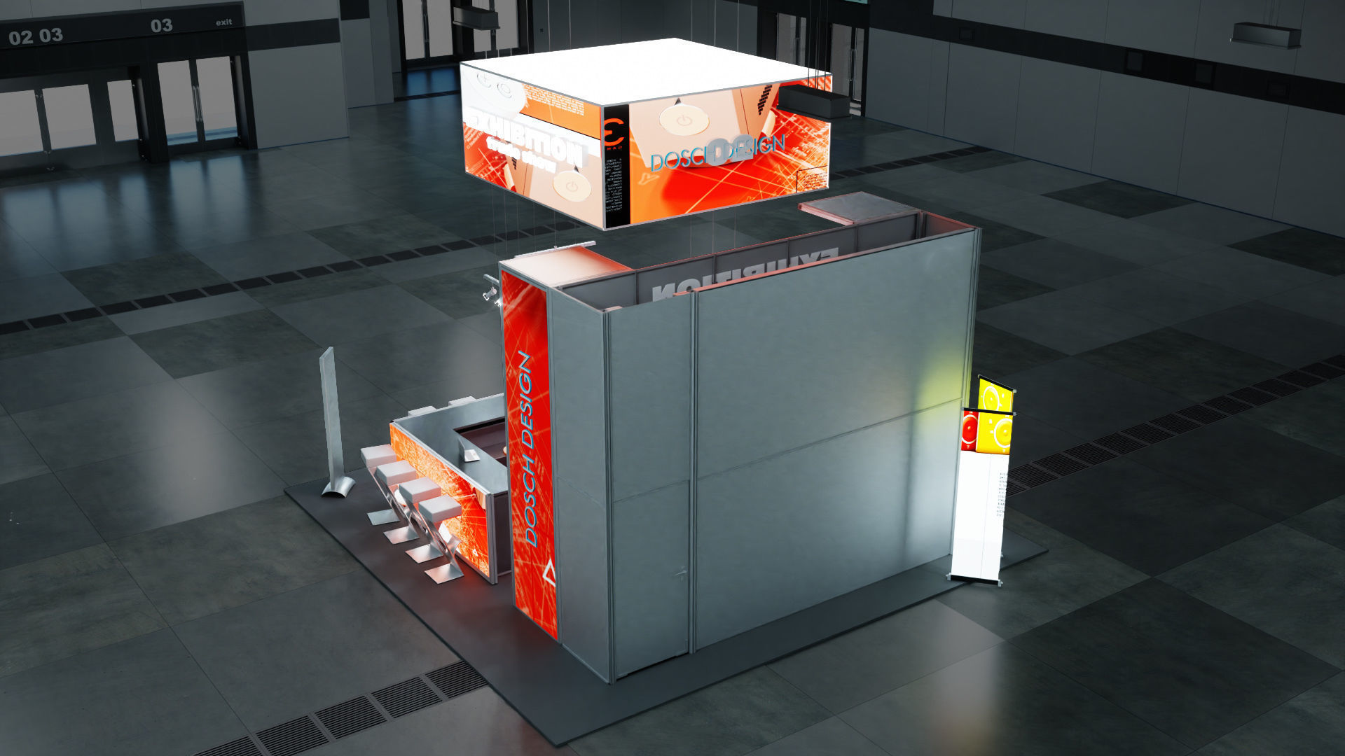 DOSCH 3D - Trade Show Exhibition V2 3D model_36