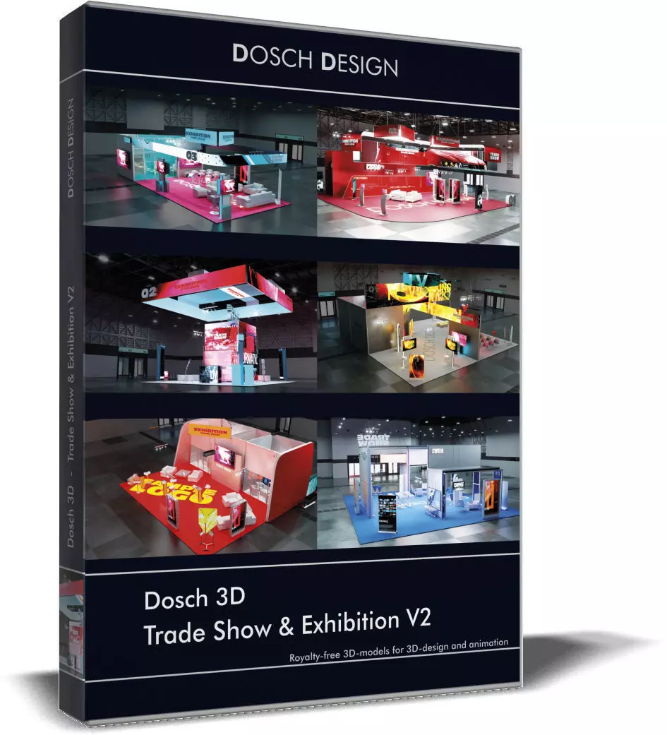 DOSCH 3D - Trade Show Exhibition V2 3D model_0
