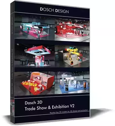 DOSCH 3D - Trade Show Exhibition V2 3D model