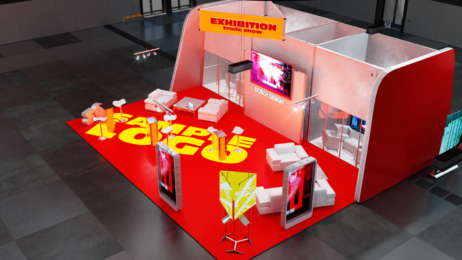 DOSCH 3D - Trade Show Exhibition V2 3D model_31