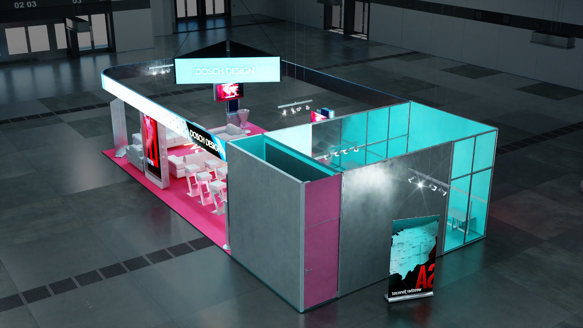 DOSCH 3D - Trade Show Exhibition V2 3D model_4