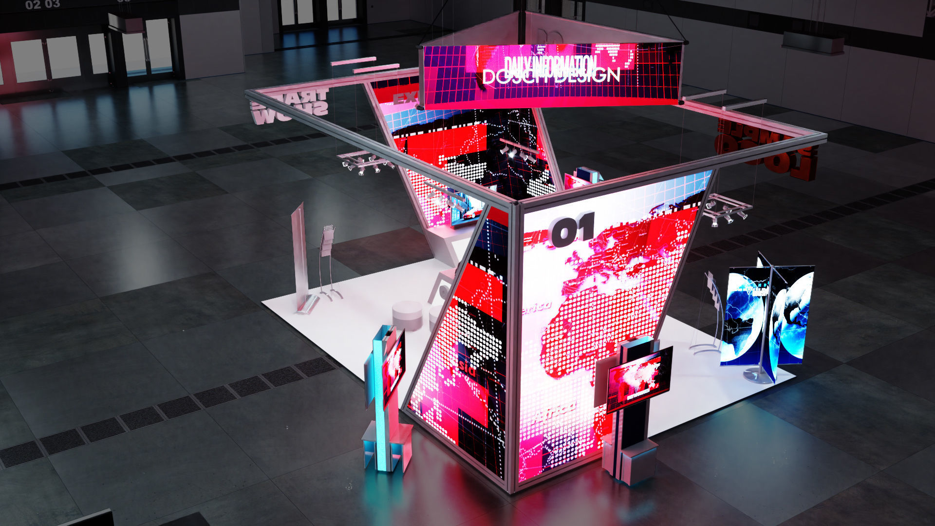 DOSCH 3D - Trade Show Exhibition V2 3D model_25